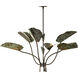 Lowcountry 6 Light Antique White and Palmetto Chandelier Ceiling Light